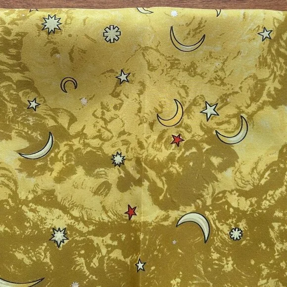 Hermes pocket square silk scarf handkerchief - Picture 2 of 4